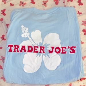 Light Baby Blue Trader Joe’s T-Shirt Medium